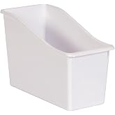 Teacher Created Resources&reg; White Plastic Book Bin