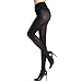 MANZI Lady's Spring and Autumn Black Opaque Superfine Fiber Tights 140 D Size L