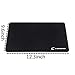 C comanro Gaming Mouse Pad, 12.3'' X 9.6'' Large Coverage Mouse Mat with Smooth Surface Thick Non-Slip Natural Rubber Base, Black