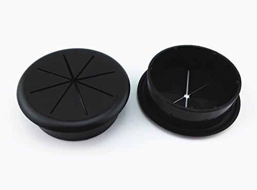 Honbay-6pcs-Black-Flexible-Desk-Grommet-Wire-Cable-Cord-Organizer-Management