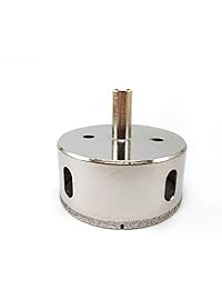 drilax ™ 2 1 2 brocas de diamante para sierra perforadora (cerámica, Porcelana, azulejos, vidrio, Acuarios, mármol, granito, cuarzo Diamond Coated Sierra Circular Cocina, Cuarto de baño llave de la ducha, Wet perforación herramienta 2.5 inches en dril