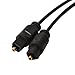 Digital Optical Fiber Audio Cable Toslink DTS, Dolby, PCM, for Home Theater Digital Optical Audio Cable (S/PDIF) Optic Fiber Dolby DTS Home Theater Xbox Playstation (12 FT, Black)