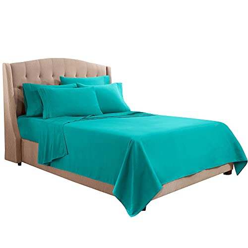 Clara Clark Queen Sheets, 6 Piece Set Hotel Luxury Sheets for Queen