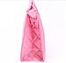 SODIAL(R) Pink Zipper Closure Small Pouch Cosmetic Case Bag For Women
