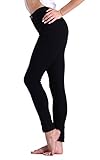 MoCuishle Womens High Waisted Jeans Stretchy Comfy Skinny Fit Denim Tights Pants (Medium, Black)