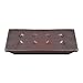 casa pura Large Folding Ottoman with Storage | Luxury Upholstered Storage Bench for Bedroom & Living Room | Faux Leather - Brown | Multiple Sizes and Colors - 42 x 15 x 15\