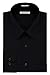 Van Heusen Men's Dress Shirt Regular Fit Poplin Solid, Black, 18.5