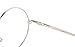 Agstum Retro Round Metal Non-Prescription Eyeglasses Frame with Spring HInge Clear Lens (Silver, (Medium size) 46)