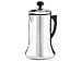 La Cafetiere Coco Stovetop Hot Chocolate Pot and Frother, Polished Finish