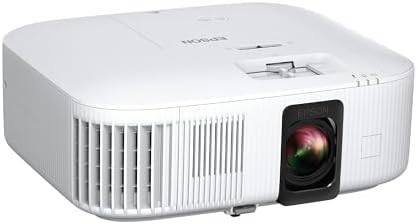 Epson Home Cinema 2350 4K PRO-UHD Smart Gaming Projector with Android TV, 3-Chip 3LCD, HDR10, HLG, 2,800 Lumens, Low Latency, 10 W Speaker, Bluetooth, Streaming Capability