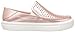 crocs Girls' Citilane Roka Metallic SLP K Clog, Rose Dust, 3 M US Little Kid