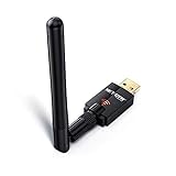 USB Wireless WiFi Adapter, Top Antenna Model, 300Mbps, by NET-DYN, Voted Top Rated Brand for USB Wifi Adapters in Amazon