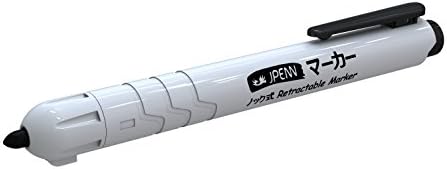 10pk Fine Point Retractable Dry Erase Marker - Black Ink