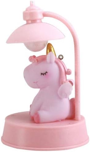 rosa musica luz de noche unicornio