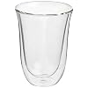 DELONGH 5513214611 geïsoleerde latte macchiato-glas set van 2, Transparant
