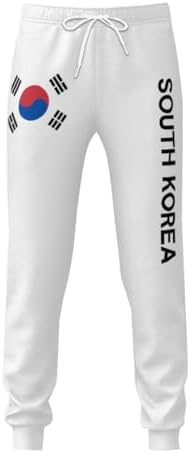 Amazon.com: DABOYOZHZH South Korea Flag Sweatpants 3D Printed Soft