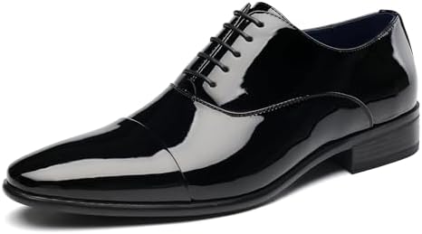 Amazon.com | Faranzi Tuxedo Shoes Patent Leather Wedding 