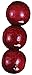 Kurt Adler TN0066/BURG Kurt S. Adler 9-Foot Wood Beaded Burgundy Garland, Multi