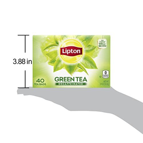Lipton Tea Bags, Decaffeinated Green Tea, Can Help Support a Healthy