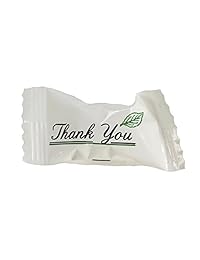 Hospitality Mints 2-Pack - After Dinner "Thank You" Buttermints 26Oz Bolsa - Aproximadamente 200 Mints envueltos individualmente por bolsa