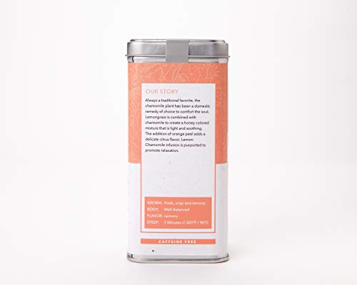 The Coffee Bean & Tea Leaf, Tea, Hand-Picked Lemon Chamomile, 20 Count Tin - Thumbnail 2