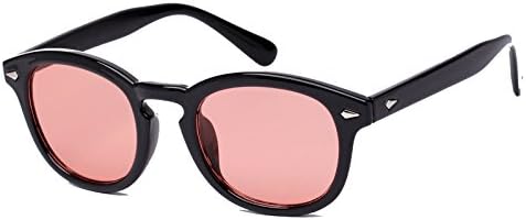 Bestum Retro Inspired Sunglasses With Rivets Tinted Lens UV400