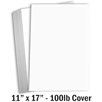 Amazon com : Color Card Stock Paper 11 quot x 17 quot 50 Sheets Per Pack