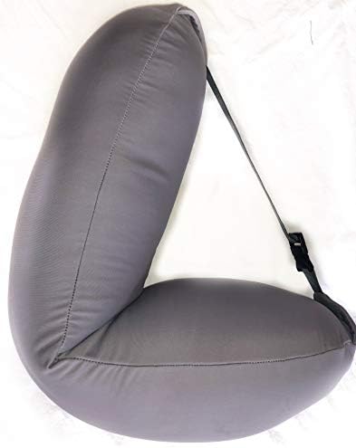 Fashion, Stylish Trip Pillow, Travel Seat Cushion, Flight Neck Pillow, Super Soft, Warm,Multi Function (Grey)