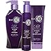 It's a 10 Silk Express Shampoo, Conditioner, Smoothing Balm (purple, fresh)