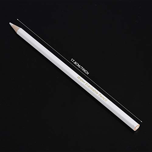 12PACK Tailor's Pencil,Mary Paxton White Marking Pencil Sewing Water Soluble Pencil Dressmaker Practical Tool Wipe Off/Wash Out Dressmaker's Fabric Marker Pencils for Sewing Dressmakers DIY Craft - Thumbnail 3