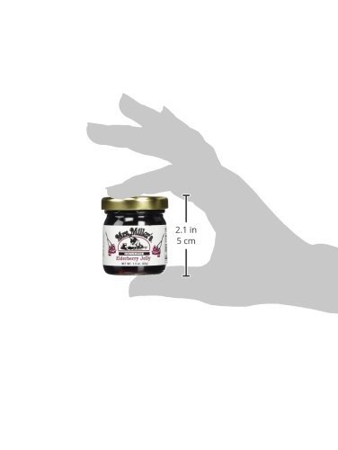 Mrs. Miller's Mini CLASSIC Sampler Variety 1.5 oz. - Pack of 16 (4 of ea): Seedless Red Raspberry Jam, Strawberry Jam, Elderberry Jelly & Hot Pepper Jelly with a Chocolate Lip Balm by Jarosa Gifts - Thumbnail 2