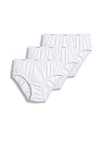 Jockey Women's Underwear Classic Hipster - 3 Pack, classic wave/red violet/absolute plum, 6