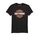 Harley-Davidson Men's Logo Slim Fit Tee, Black