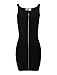 TAM WARE Women Slim Fit Zip Up Bodycon Mini Dress TWCWD079-BLACK-US M