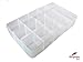 Washi Tape Storage Box by Tanpopo Art | Clear Box Organizer with Adjustable Compartments [Box only, Tapes not Included]