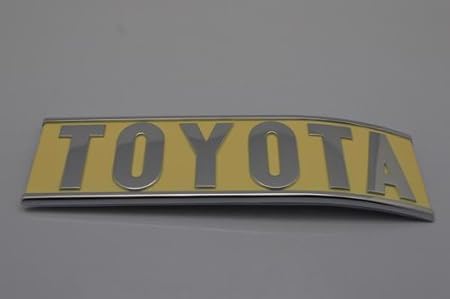 Amazon トヨタ ランクル４０ トヨタ バックエンブレム 黄 エンブレム 車 バイク