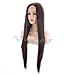 Vedar Celebrity Wigs Luxury Brown Lace Front Wigs for Women Silky Straight Wigs Long Hair Natural Looking Synthetic Lace Wigs Middle Part Flawless Hair Chocolate Hair Wigs Best Lace Front Wigs 22 inch