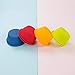Webake Silicone Cupcake Baking Cups Set of 8, Air Fryer Muffin Pan Jumbo Muffin Liners Reusable Large Individual Muffin Tin, 3.5 Inch Mini Cake Pan Salad Dressing Container, BPA Free