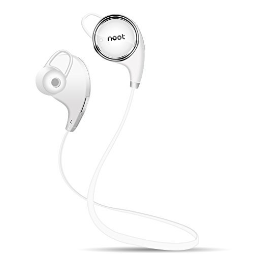 Earphones, NOOTPRODUCTS QUBIX Series QY8 Premium V4.1 Bluetooth Earbuds with Mic, In-Ear Noise Cancelling for Running Made for iPhone, iPod, iPad, Android Smartphone, Tablets