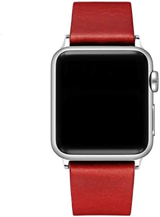 Leather Band Compatible Apple Watch Bands 38mm 40mm 42mm 44mm Women Men | Modern Style Series |Replacement iWatch Strap Wristband for Apple Watch