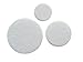 YYCRAFT Pack of 300 Pieces Thick Stiff White Felt Circle Applique-3 Sizes