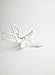 White Faux Taxidermy The Templeton White Faux Deer Wall Sculpture