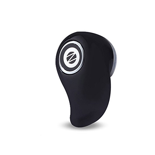 CMR,Mini Music V4.0 Concealed Bluetooth Headset wireless inner Hd Microphone Earphone Speech Control Headhones for iPhone,Samsung,LG,and Other Bluetooth Device(Black)