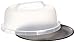 G & S Metal Products Company ProBake Teflon Xtra Nonstick Cake and Pastry Bakeware Carrier with Cover and Handles, 12'', White
