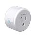 Smart Plug iKustar Wi-Fi Mini Socket Outlet Compatible With Amazon Alexa Google Home Wireless APP Control Your Devices from Anywhere ETL Listed Timing Function (WP5-White-1)