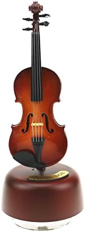 Violin Music Box Gift Decorations Artwork Handicrafts Home Decor Birthday Festival Gift