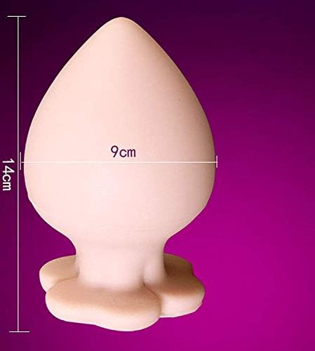 S-ex Toy Huge Big Soft Anal Plug Large Ex-panding Butt Plug Silicone Anus S-ex Toys for Woman Dilatador Anal Stimulator Buttplug Tshirt,Large