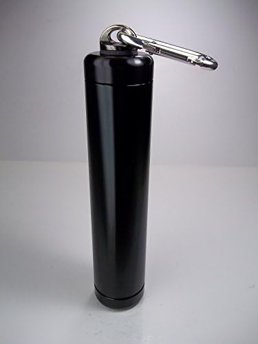 Waterproof Camping Storage Container Screw Top with Carabiner Spring Clip #7D