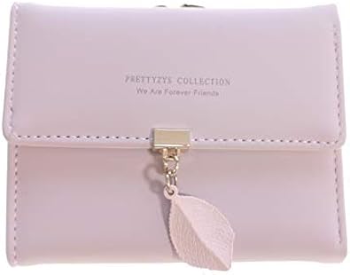 Amazon ピンクミニスター リーフモチーフ財布 女の子 レディース 二つ折り 長財布 中学生 小学生 可愛い お洒落 かわいい がま口 チャーム 子供用 ウォレット ライトピンク ピンクミニスター 財布
