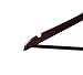 CHICAGOAN Solid Wooden Suit Hangers with Anti-Rust Hooks and Non-Slip Design with Hanging Bar for Coat Suit Jacket Shirt Pants,Walnut Finish,10-Pack
